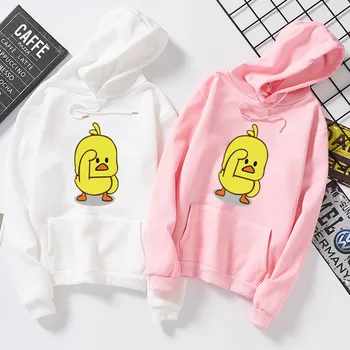 

Women New Korean Style Cartoon Printed Hoodies Harajuku Casual Pullovers