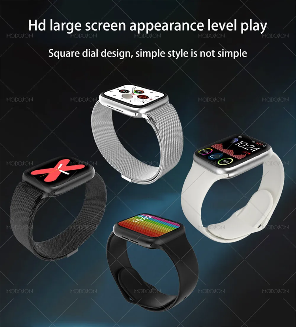 MODOSON умные часы iwo 13 Lite Series 5 всегда яркий экран ЭКГ фитнес-трекер для измерения сердечного ритма умные часы для Apple iphone Android