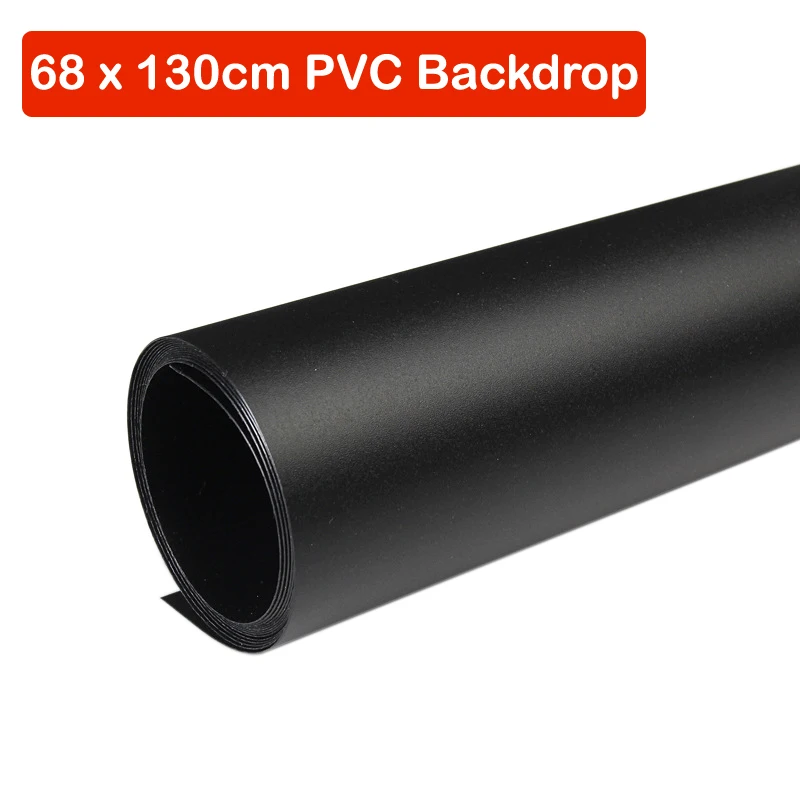 

68 x 130cm Black PVC Material Backgrounds Backdrop Anti-wrinkle for Photo Studio Photography Background Equipment