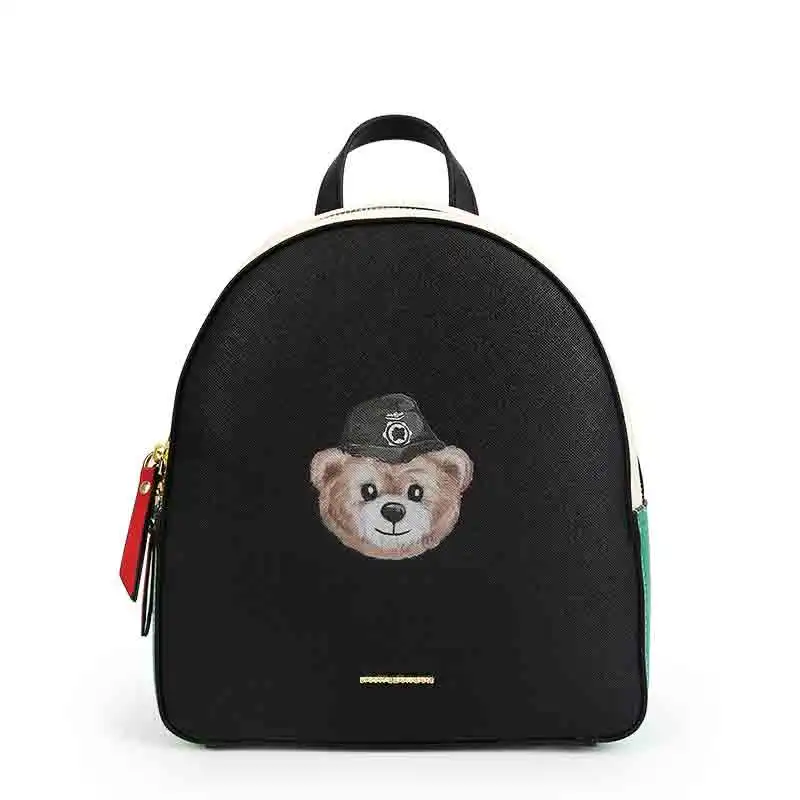 

TS-DB001 High Quality Original 1:1 Spanish Bear Fashion Ladies Girls Backpack Leather Bag Women's Luxury Bag Free Shipping