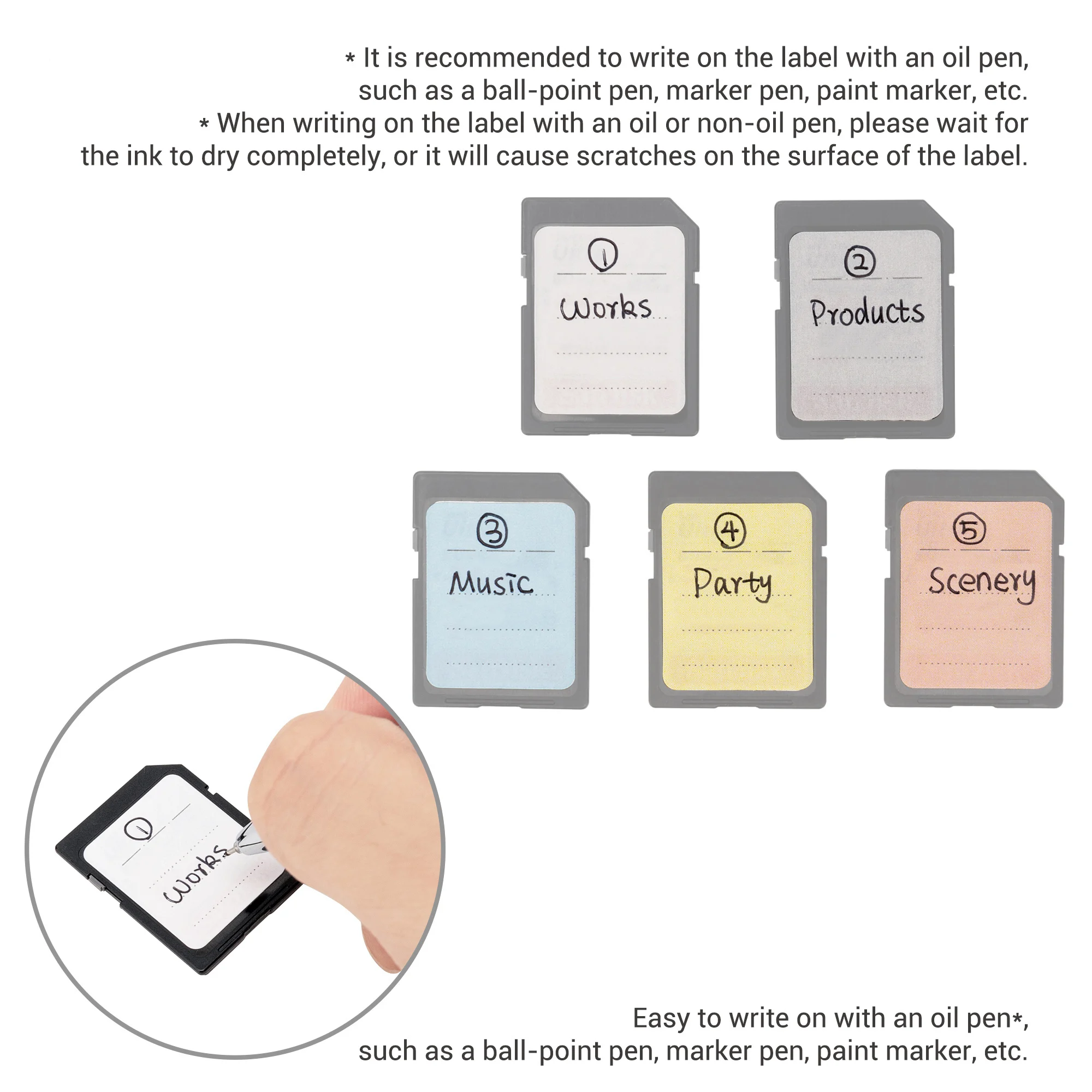 Printable Sd Card Labels