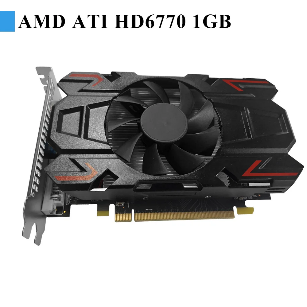 AMD Gaming Graphic Card ATI RX550/ATI 7670/R7350/ATI 6770 1/2/4GB 128bit DDR5 GDDR5 PCI-E 2.0 HDMI DVI VGA Computer Video Card video card in computer