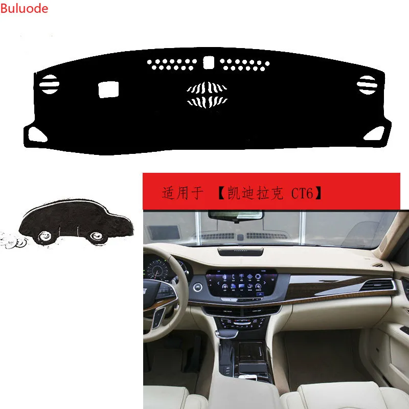 

For Cadillac CT6 2016 Right and Left Hand Drive Car Dashboard Covers Mat Shade Cushion Pad Carpets Accessories