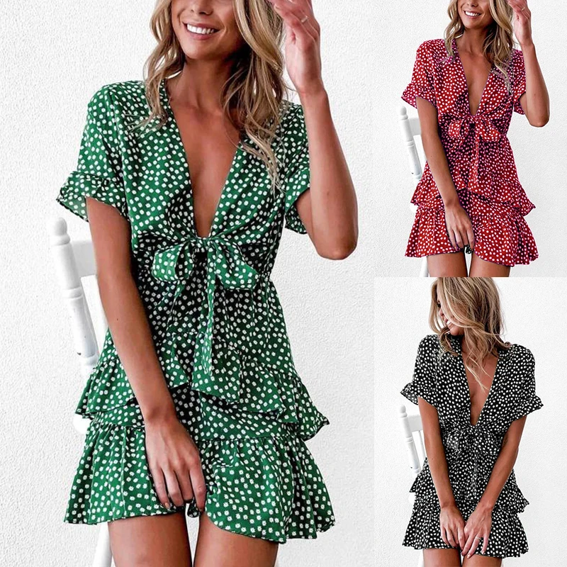 low cut summer dress