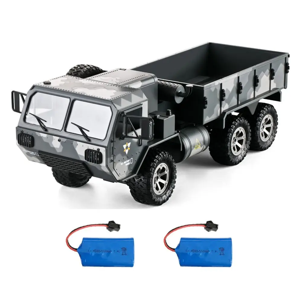 Eachine EAT01 1/16 2.4G 6WD RC Car Proportional Control US Army Military Off Road Rock Crawler Truck RTR W/ Several Battery - Цвет: 2B without Tent