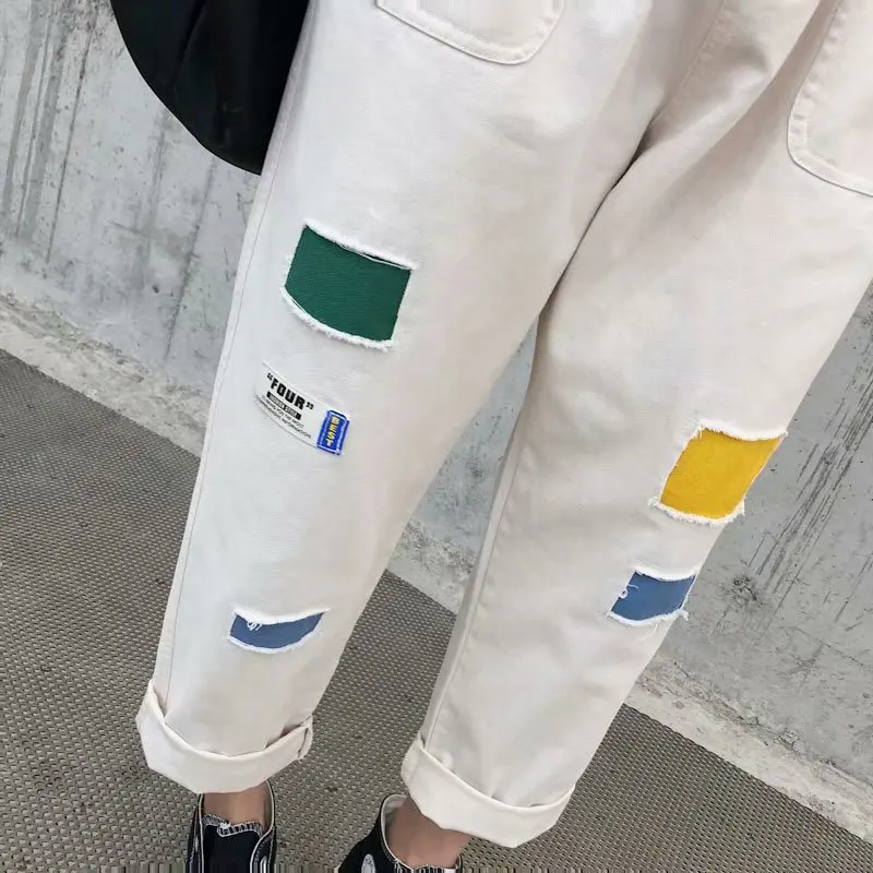 

Hong Kong Style Straight-Cut Loose Casual Pants 2019 Spring And Autumn Japanese-style Students Thin Capri Pants Sub-Men Korean-s