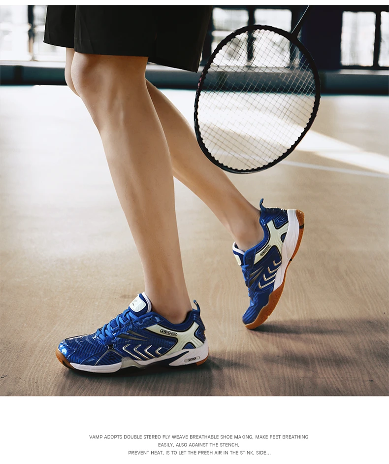 Unisex Training Badminton Shoe Men Indoor Profession Shoes Women Wear-resistant Sport Shoes Tennis Athletics Volleyball Sneakers