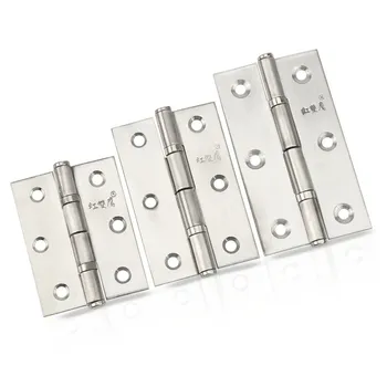 

2.5 inch bearing hinge stainless steel silencing hinge cabinet flat small hinge 1.2 thick