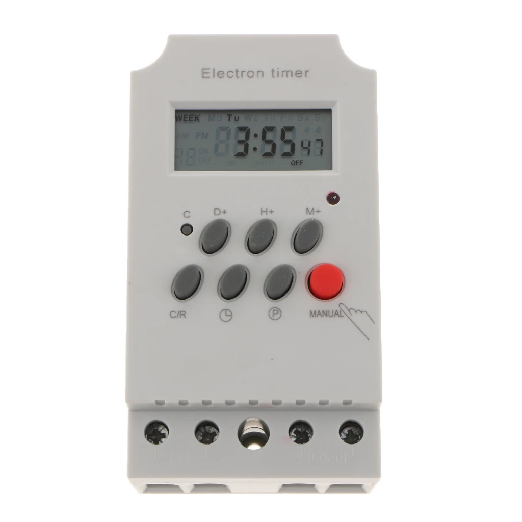 Programmable LCD Digital Intermediate Relay Timer Switch Relay 12V