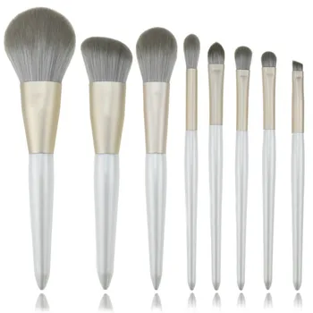 

8pcs Makeup Brushes Set For Foundation Powder Blush Eyeshadow Concealer Lip Eye Make Up Brush With Bag Cosmetics