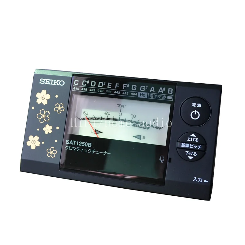 

Japan SEIKO SAT1250B analog tuner, universal tuner for piano, guitar and guzheng, tuning accuracy: ±1 point