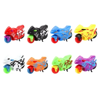 

Newborn Baby Boys Girls Cartoon Cute Car Toys Children Birthday Gift Random Colors Pressure Inertia Motorcycle Educational Toys