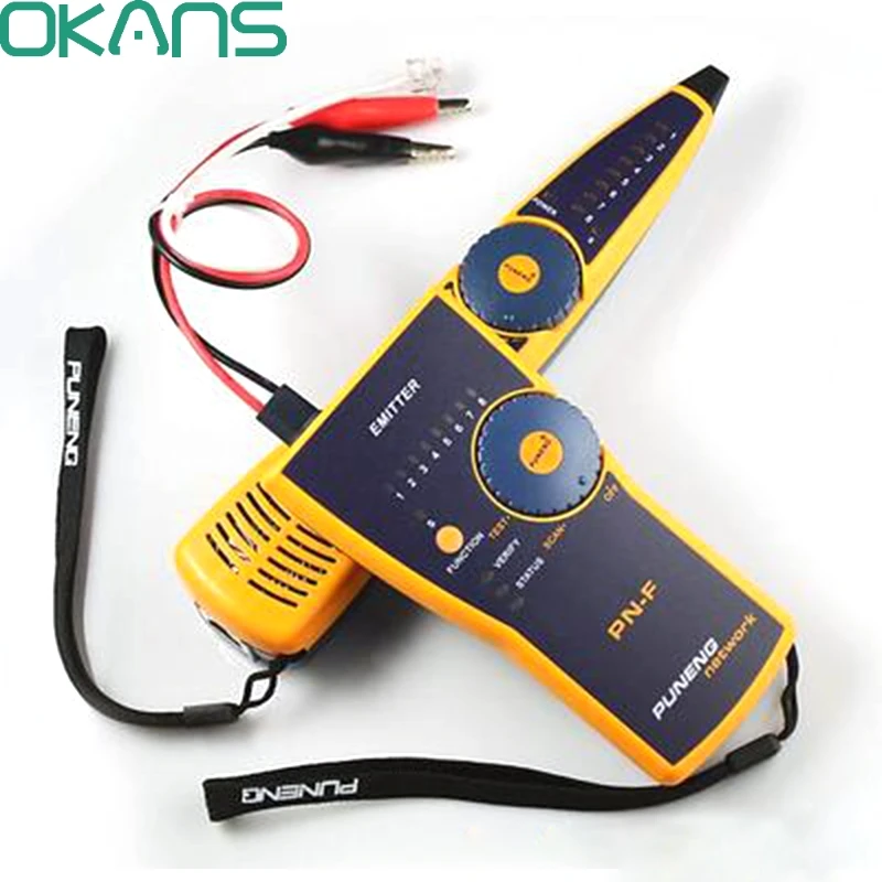 

PN-F Network Monitoring Cable Tester Wire Fault Locator RJ45-RJ11 Cable Checker Line Adapter Tester