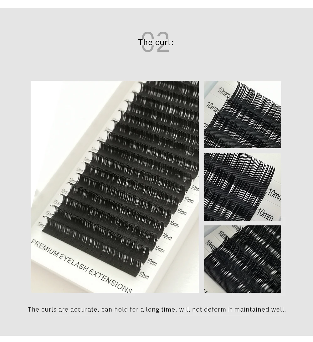 H&L SINCE 1990 16Rows 0.10 thickness individual eyelash lashes maquiagem cilios for professionals soft mink eyelash extension