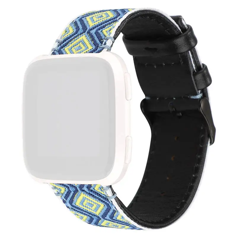 Для Fitbit Versa Смарт-часы для фитнеса Топы зерна заменитель кожаного ремешка умные часы с ремнем долговечные аксессуары#806