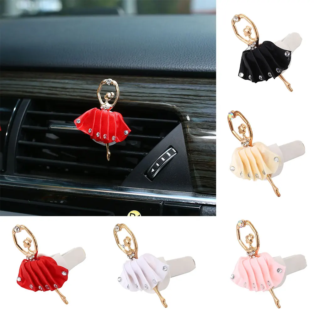 Perfume Clip Air Freshener Universal Perfume Base Clip Fragrance Decor Dancing Girl Multicolor Premium