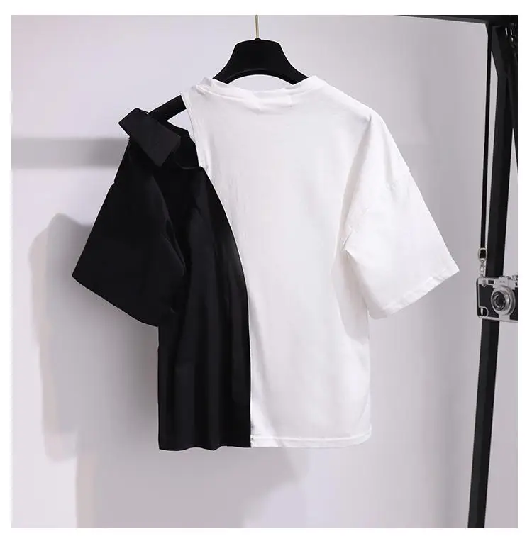 matching workout sets korean 2 Piece Set Women Tops And Shorts Set Off-shoulder Blouse Summer 2 Piece Outfits Korean Style Clothes Cute Girl Suit 2PCS cute two piece sets