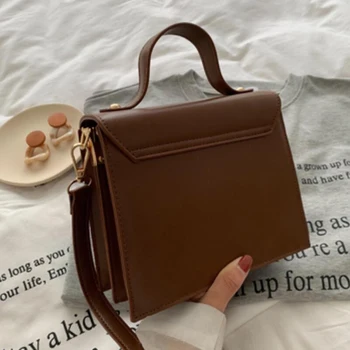 

Bag Women 2020 New Fashion Retro Texture Small Square Bag Korean Women's Bag Fashion One Shoulder Shoulder Messenger Handbag