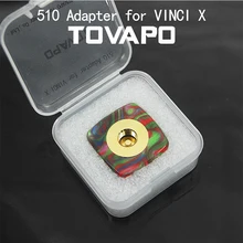 Новейший адаптер TOVAPO 510 для Винчи/Винчи X RDA/RTA/RDTA, адаптер для электронных сигарет