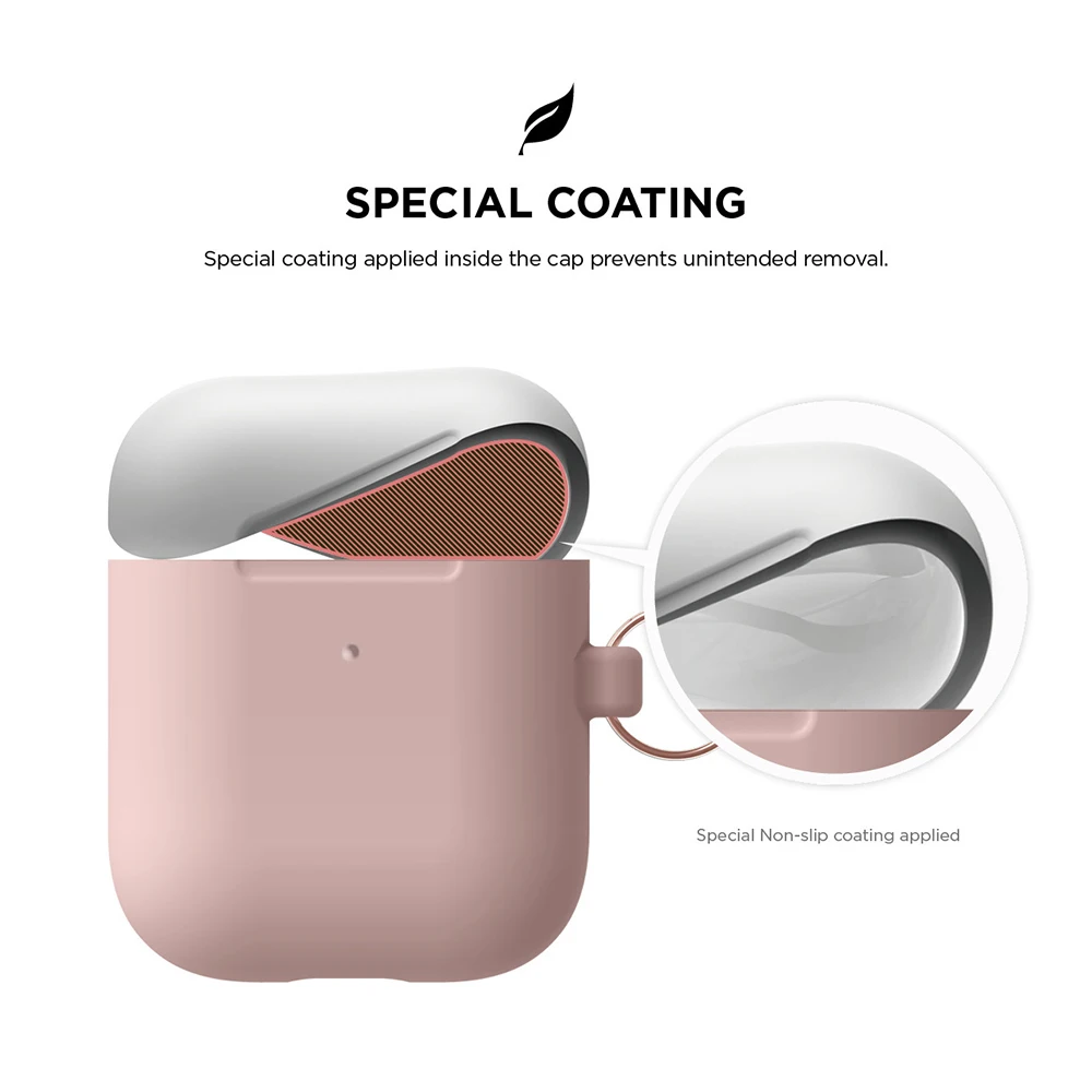 Для Apple Airpods bluetooth-гарнитура 1 2 двойной колпачок жидкий силиконовый чехол Сплит металлический крючок защитные чехлы аксессуары для наушников