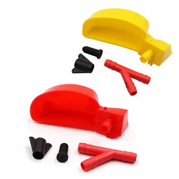 

10Pcs Poultry Quail Water Drinking Bowl Feeding Supplies Chicken Quail Pigeon Bird Suspension Drinking Fountain