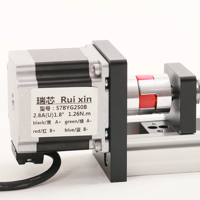 RXS40 Ball Screw 500mm CNC Linear Module Guide Rail Motion Actuator Slide Table Motorized Stage For 3D Printer Parts