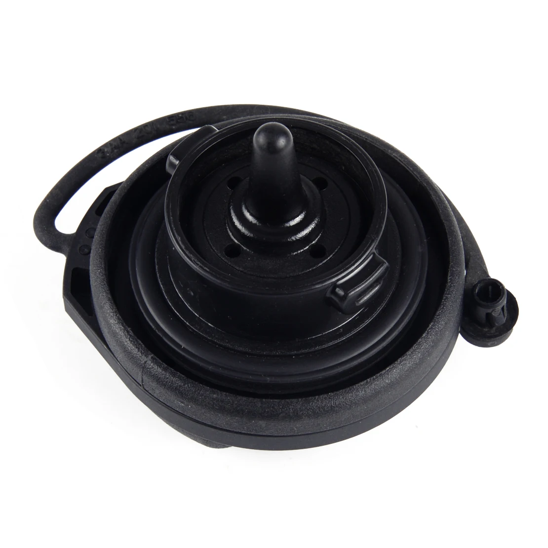DWCX Frosted ABS Black Car Fuel Petrol Diesel Tank Top Cap Lid Cover Clasp Fit For Volkswagen Passat Tiguan EOS 3C0201553