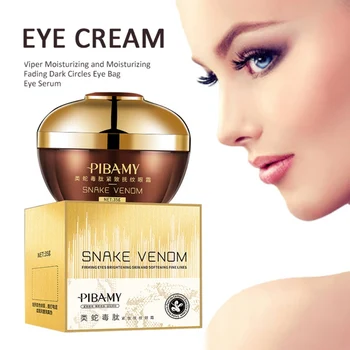 

Snake Venom Eye Cream Dark Circle Eyes Bags Fat Granule Eye Care Essential Anti-Aging Anti-Puffiness Moisturizing Eye Cream