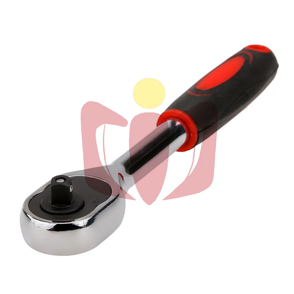 1PCS 1/4" 3/8" 1/2" Chrome Steel High Torque Ratchet Wrench for Socket 24 Teeth Quick Release Wide Used Professional Hand Tools