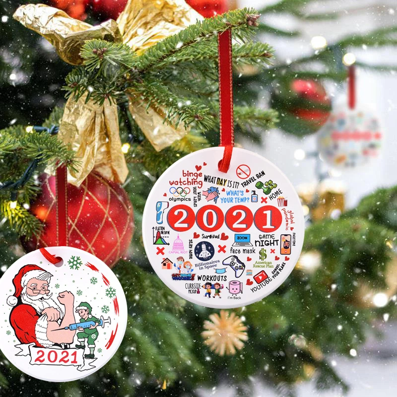 Christmas In The Wild 2022 Remembering 2021 Ornament Year Of Quarantine Ornament 2022 Christmas  Ornament Gifts For The New Year Natale Xmas Christmas New|Pendant & Drop  Ornaments| - Aliexpress