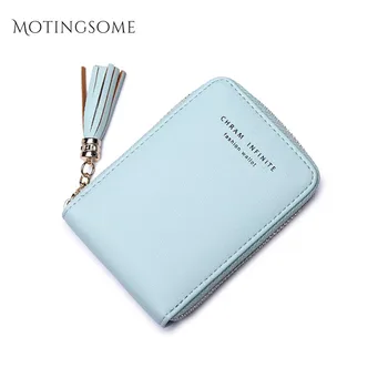 

Leather Leisure Women Wallets Cute Square Wallets Simple Short Style Card Holder Kawaii Coin Purses Money Bag Luxury Design 2020