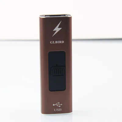 USB прикуриватель металлическая дуга ветрозащитная безопасная и прочная электрическая зажигалка плазменная креативная u-дисковая форма гаджеты для мужчин encendedor - Цвет: Goffe