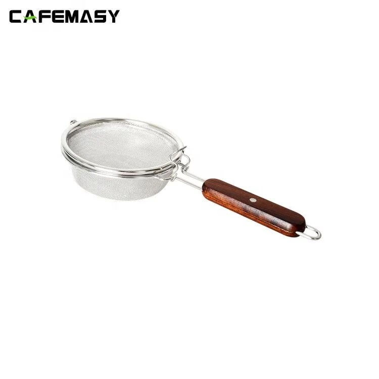 Coffee Tools Stainless Steel Coffee Roaster Wire Mesh with Wood Handle Bean Roaster Net CBN-001 50-100g coffee bean roaster coffee roaster machine