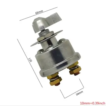 

2 Post High Current Master Battery Disconnect Switch with Face Plate