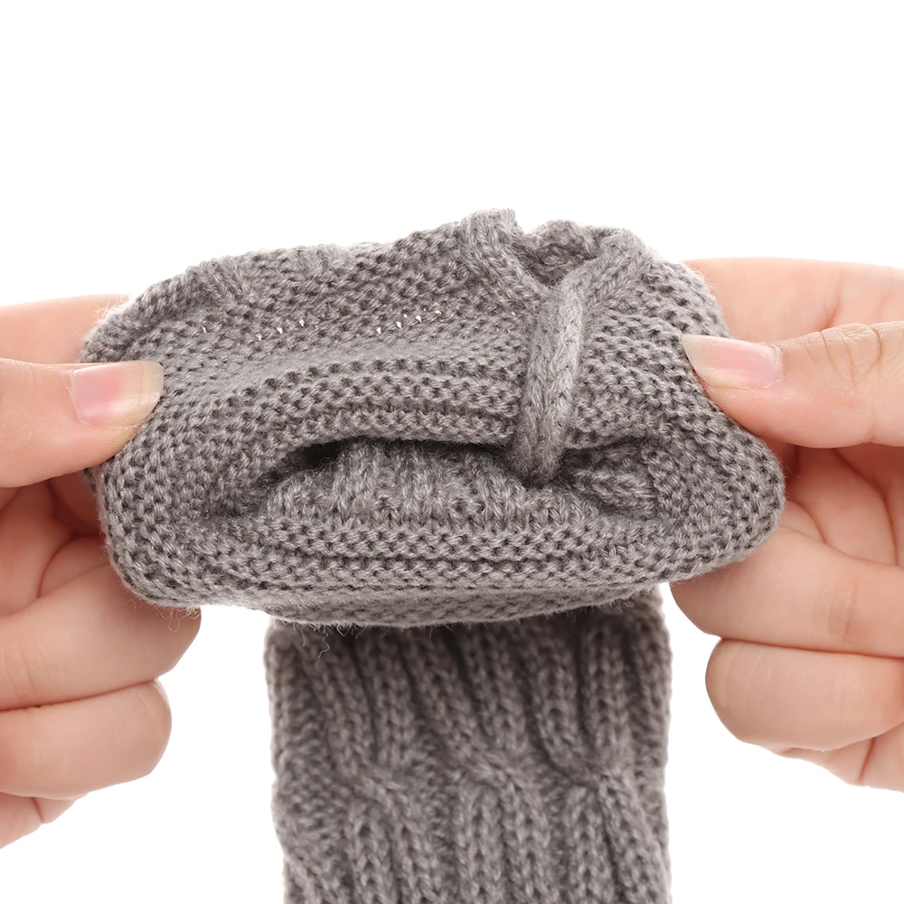 1Pair Female Gloves Causal Women's Gloves Twist Fingerless Gloves Winter Arm Warmer Long Knit Mitten For Women Warm Gloves Gifts