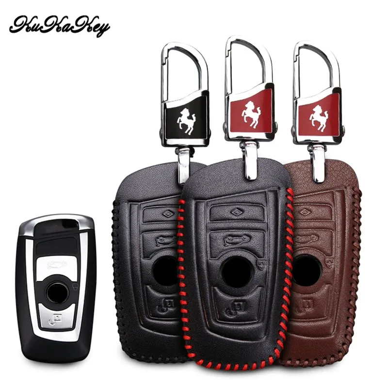 Чехол для ключей из натуральной кожи BMW 1 2 3 4 5 6 7 Series X3 X4 GT F07 F10 F20 F30 E30 E60 E90|Футляр