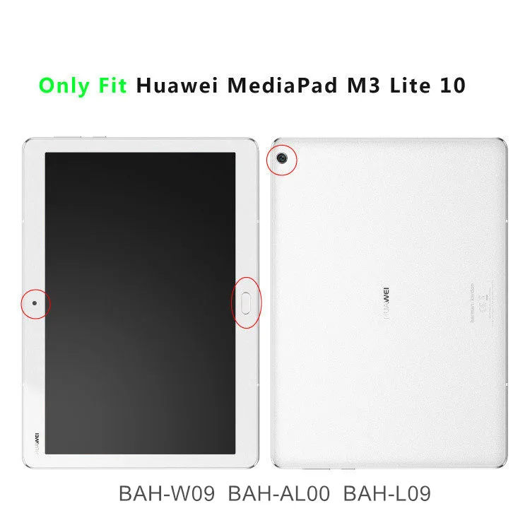 capa para medimediapad m3 lite 10 de 10.1