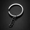 10pcs 25mm DIY Key Chains Polished Silver Color Keyring Keychain Short Chain Split Ring Key Rings Accessories ► Photo 2/6