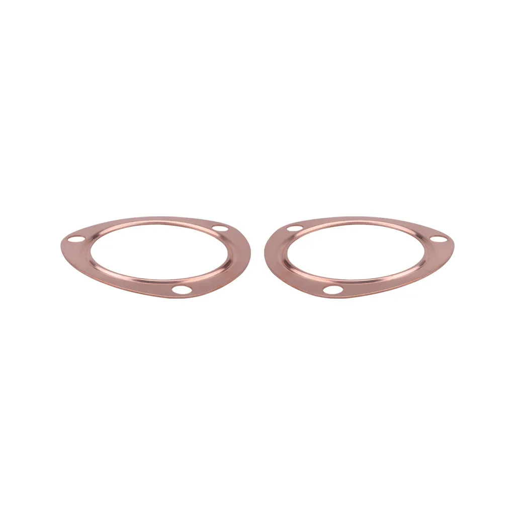 3in Copper Header Exhaust Collector Gaskets Reusable SBC BBC 302 350 454 383 Fits all 3inch collector with Triangle