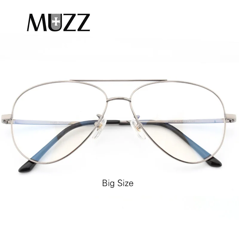 Pure Titanium Prescription Frame Pilot Men Oversize Eye Glasses Frame Optical Myopia Eyeglasses High-quality Frame for Women - Цвет оправы: Small Size