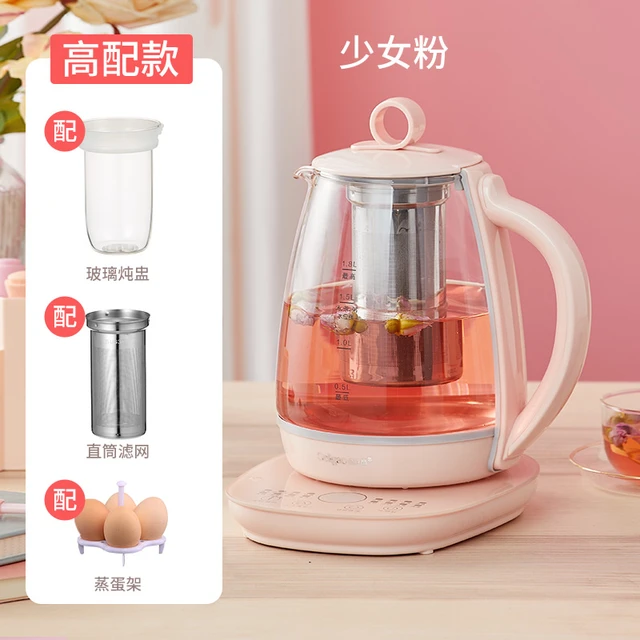 220V Health Pot Household Multifunctional Glass Electric Kettle Flower  Teapot Tea Pot 1.8L