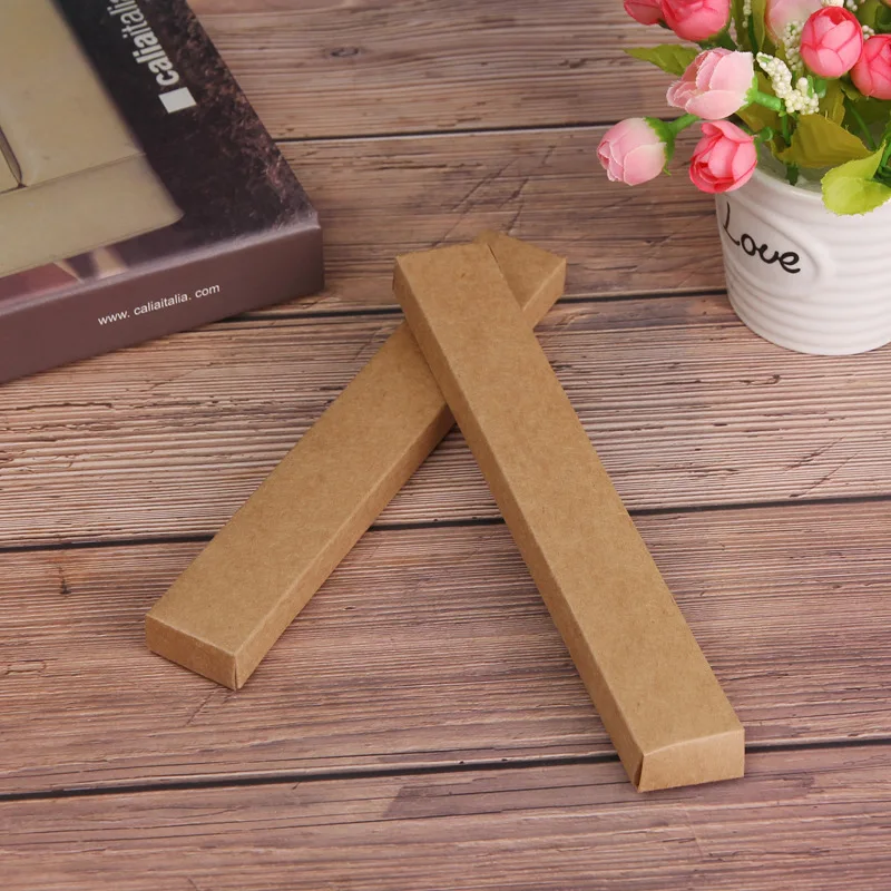 Подарочная коробка из крафт-бумаги 2 5x1 5x19 5 см 10 шт./лот свадебные сувениры