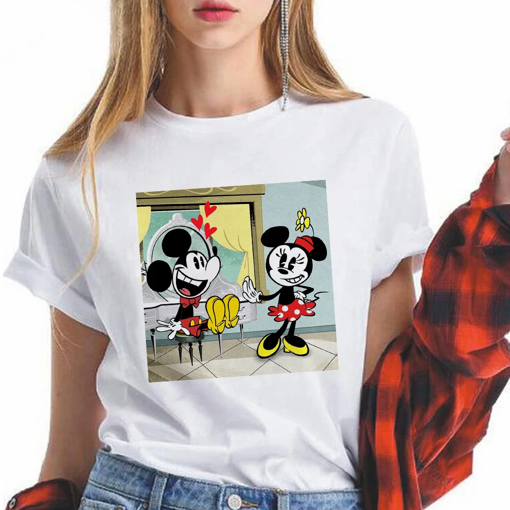 Disney Summer Woman Tshirt Top Mickey 