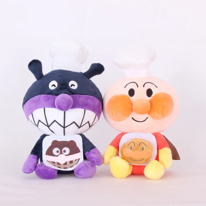 2 шт./лот аниме Anpanman плюшевая игрушка 20 см Kawaii мягкая кукла для детей подарок на