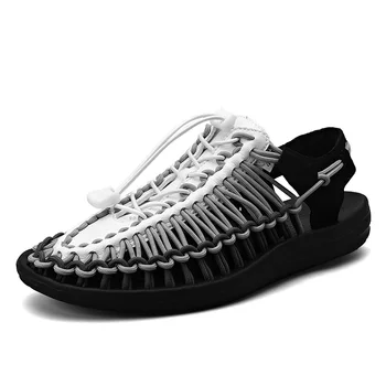 

rubber sandales mens beach comfort homme big 2018 shoes samool slip male outdoor sandale in 44 gladiator white sandles plage 39
