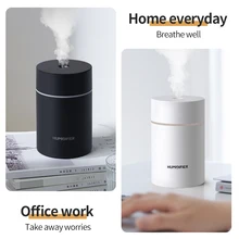Portable Mini Car Air Humidifier 300ML Air Humidifier Soft Light Humidifiers For Kid Women Baby Bedroom Student Home Electronic