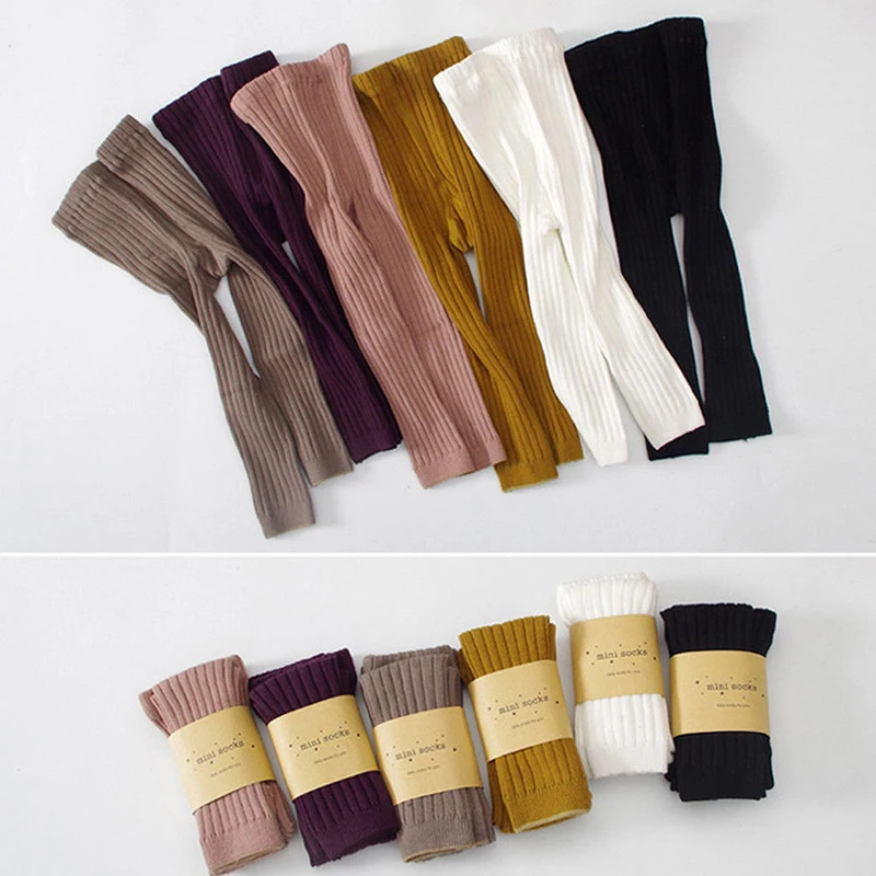 Kid Leggings Girls Winter Warm Pantyhose Cotton Infant Baby Toddler Newborn Boys Solid Casual Stockings Children for 0-5Years kids pantyhose solid color pantyhose toddler tights kids leggings