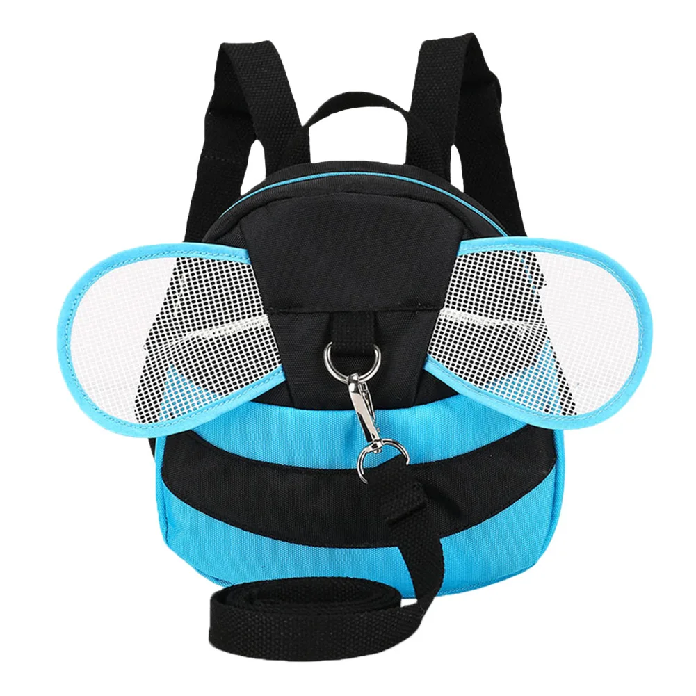 Walking Cute Bee School Bag Toddler Safety Mini Backpack With Harness Kids Anti-lost Cartoon Rucksack |