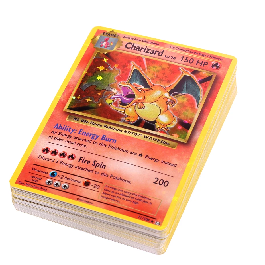 Новинка 1996 года DIY Английский флеш-карты Pokemon GX V VMAX EX MEGA Charizard ninetals Mewtwo Zapdos игровая