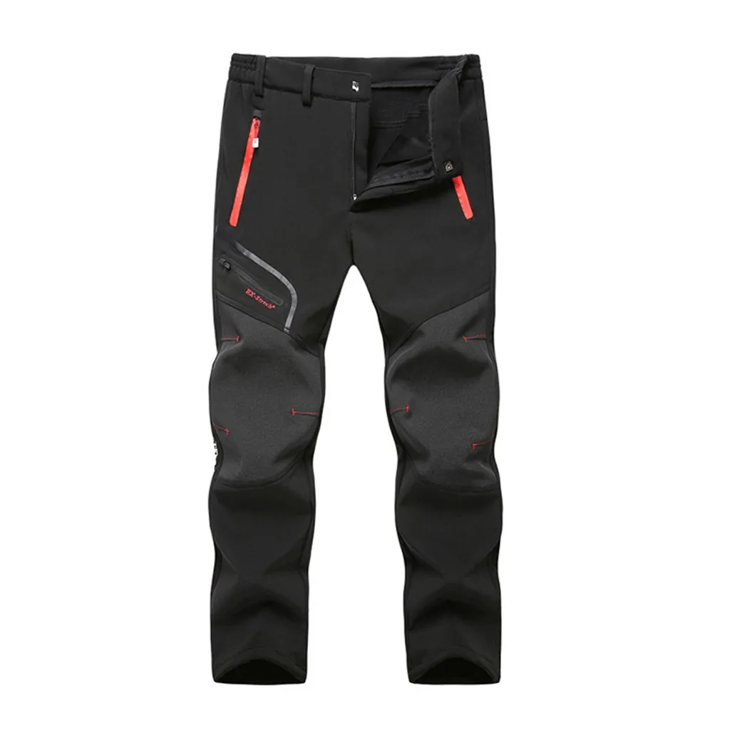 

SAGACE Oversized Men Windproof waterproof hiking pants Soft shell Trousers Camp Fish Trekking Climb Hiking Sport Travel Training